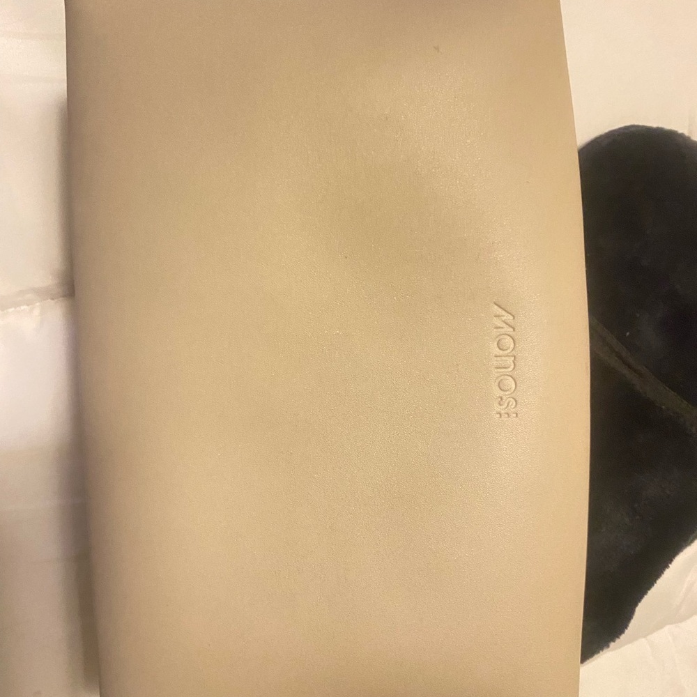Monos Vegan Leather Large Toiletry Case in Ivory - Picture 14 of 14